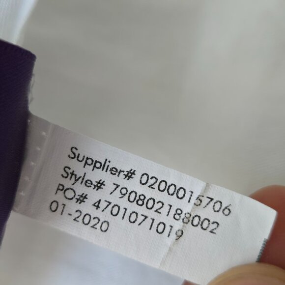 Ralph Lauren Purple Lable Dress Pants Sz 34 White Minimalist Straight Leg Chino - Picture 9 of 13